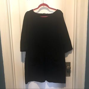 Black mod-style dress